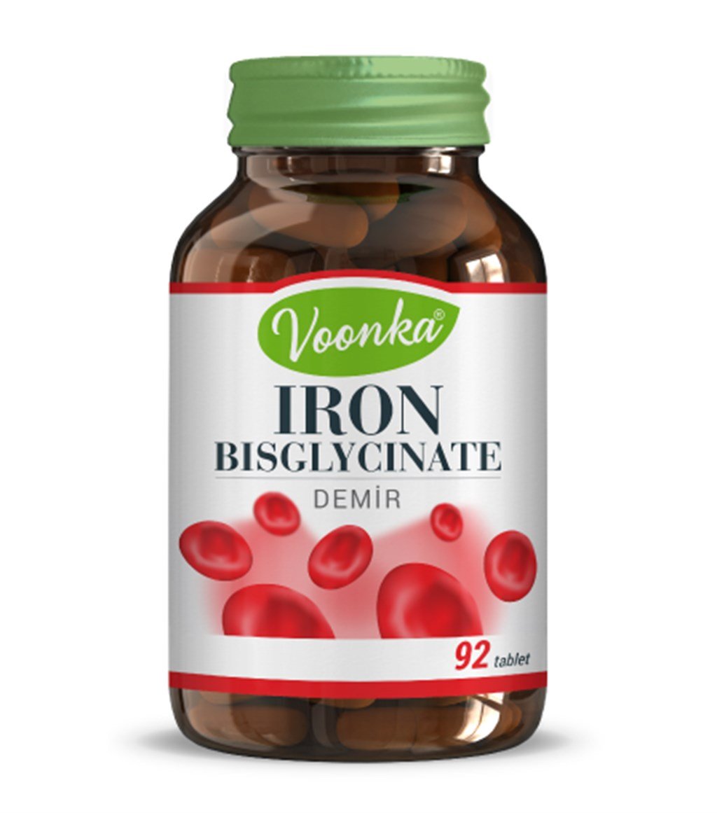 Voonka Iron Bisglycınate Demir 92 Tablet