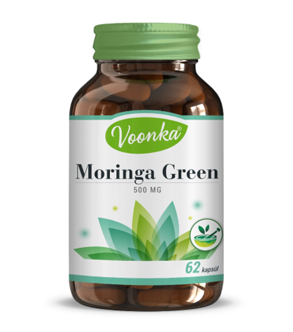 Voonka Moringa Green 500Mg 62 Kapsül