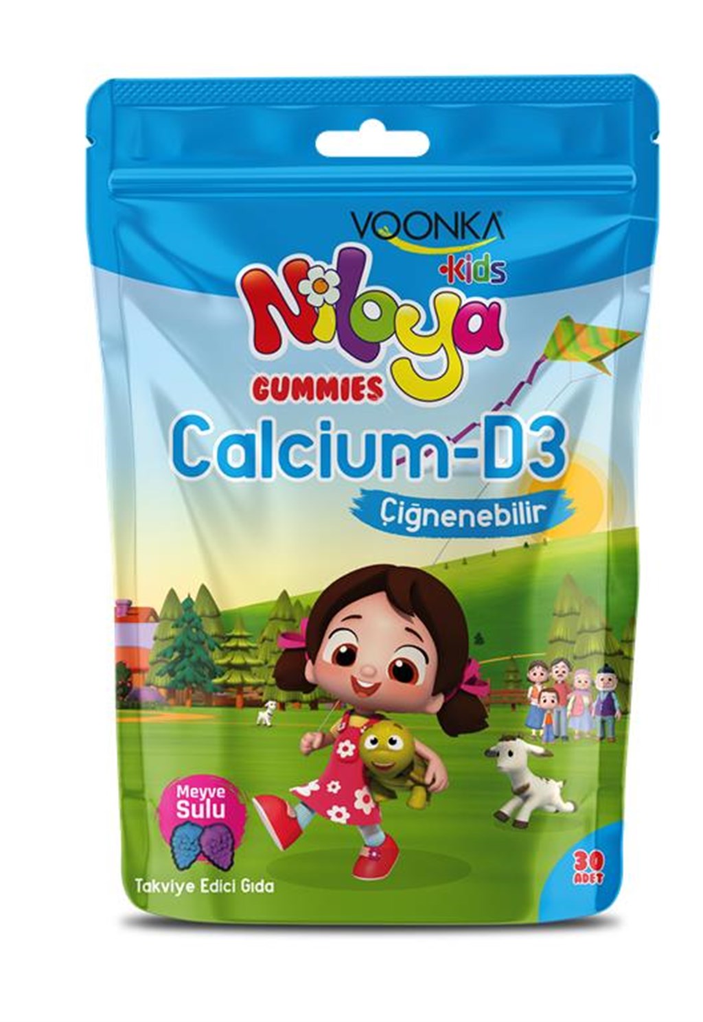 Voonka Niloya Calcium D3 30 Çiğneme