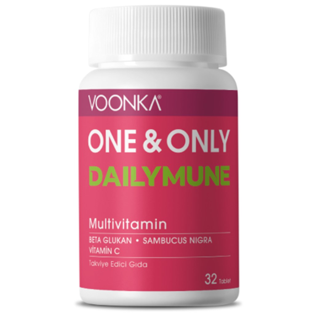 Voonka One Only Dailymune Multivitamin Takviye Edici Gıda 32 Tablet