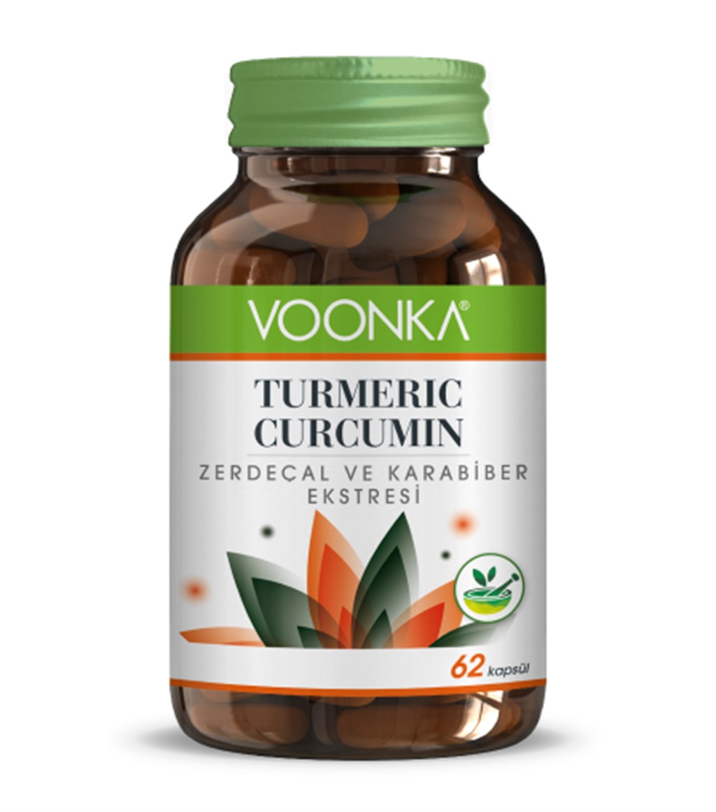 Voonka Turmeric Curcumin 62 Kapsül