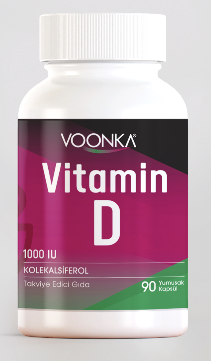 Voonka Vitamin D Yumuşak 90 Kapsül