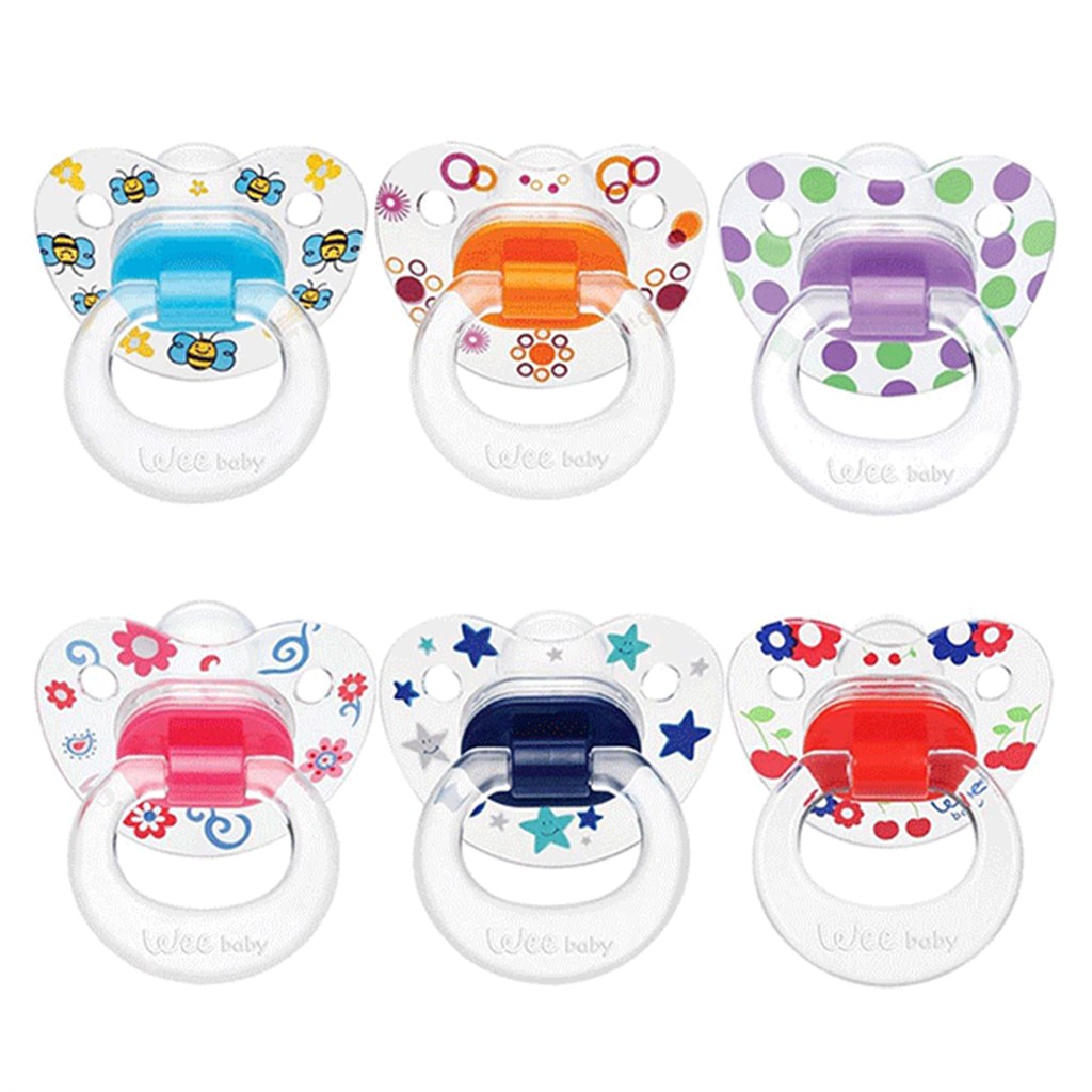 Wee Baby Desenli Damaklı Emzik No:2 1Adet-  834 