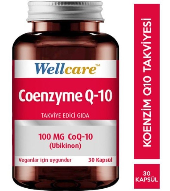 Wellcare Coenzyme Q-10 100 mg 30 Kapsül