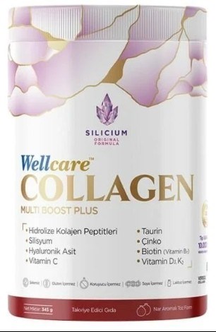 Wellcare Collagen Multi Plus 10000 mg Nar Aromalı 345gr Toz