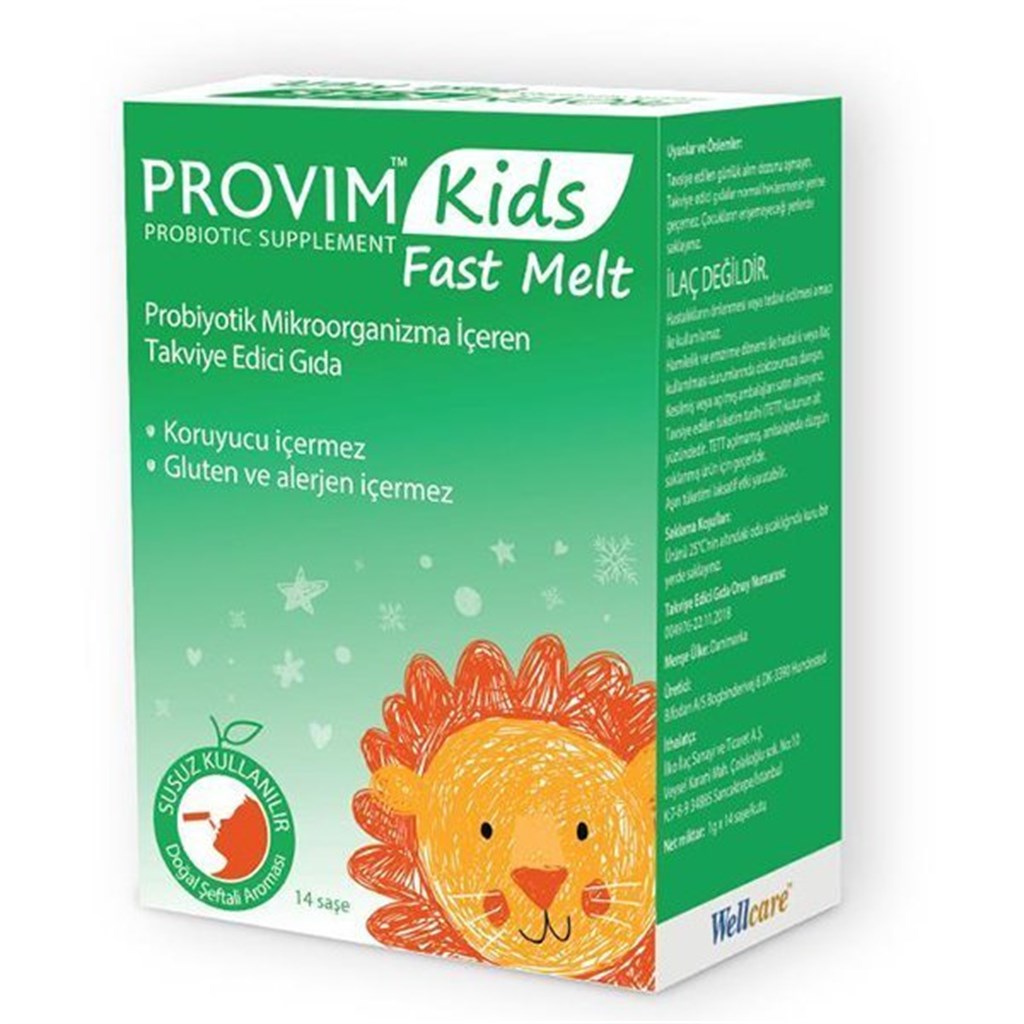 Wellcare Provim Kids Probiyotik 14 Saşe