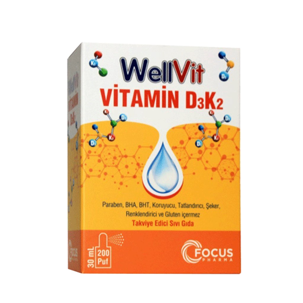 Wellvit Vitamin D3 K2 30ml
