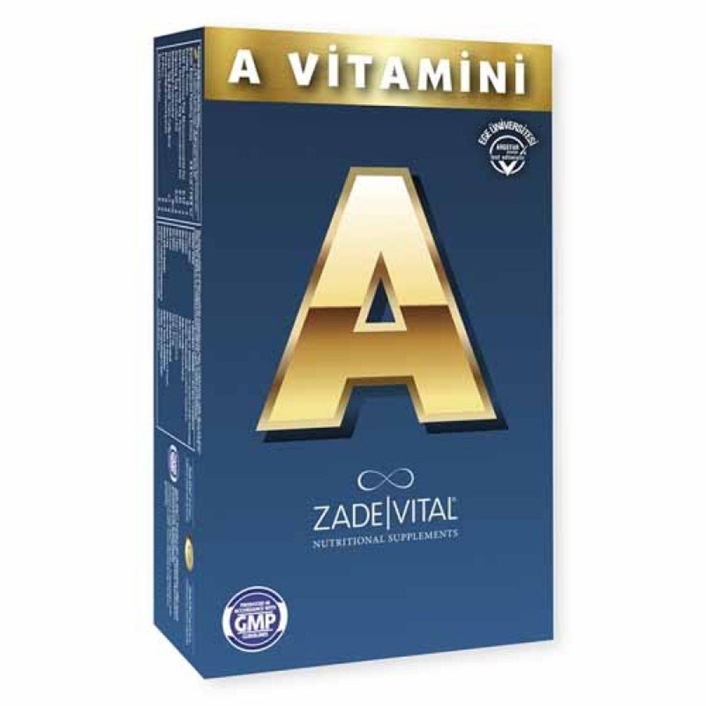 Zade Vital A Vitamini Blister 30 Kapsül