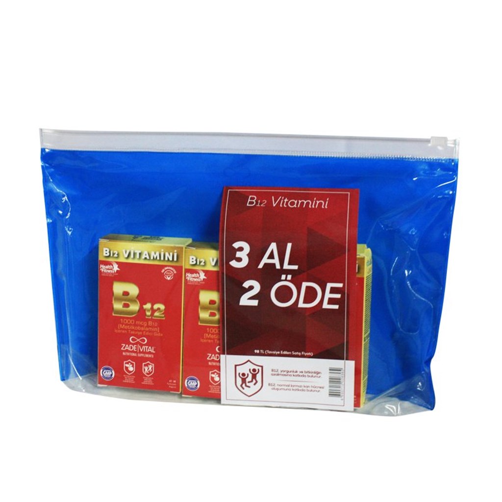 Zade Vital B12 Vitamin 3 Al 2 Öde