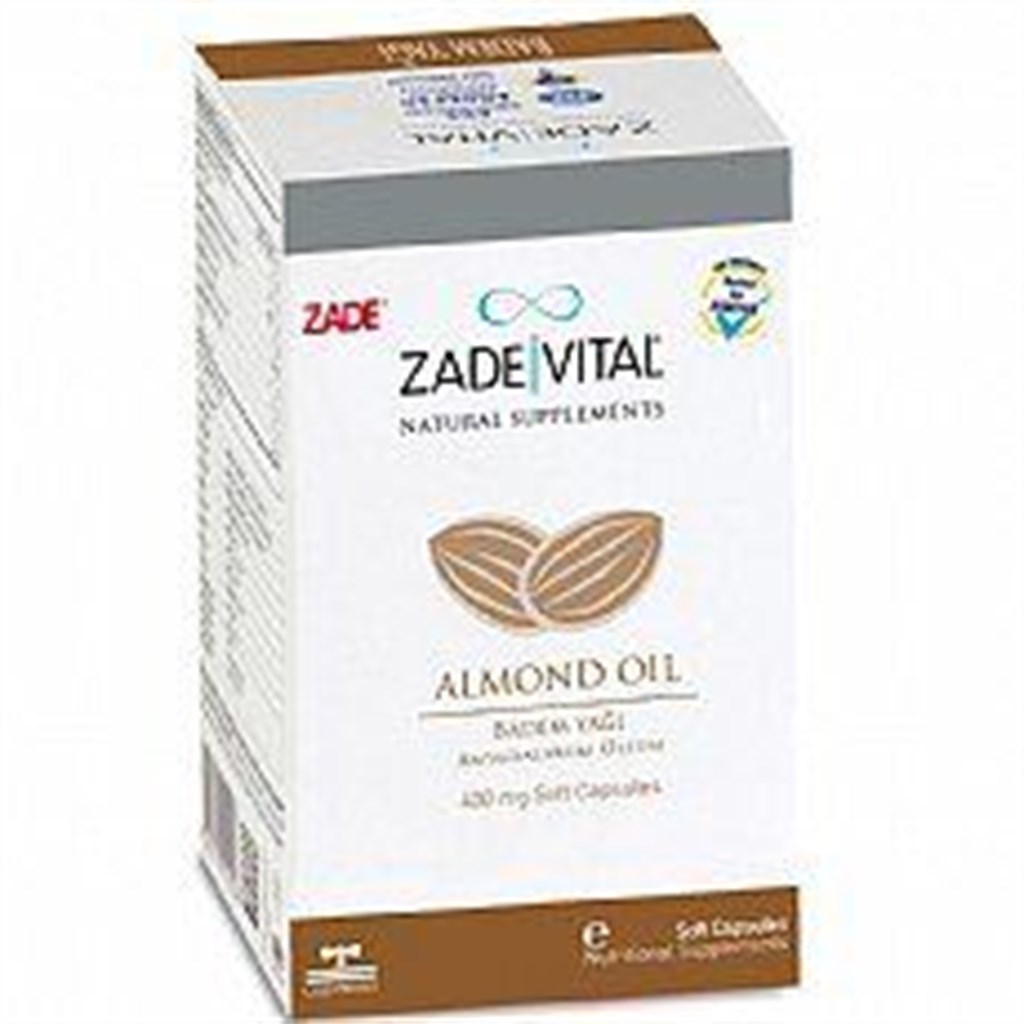 Zade Vital Badem Yağı 400 mg 25 Patlayan Kapsül