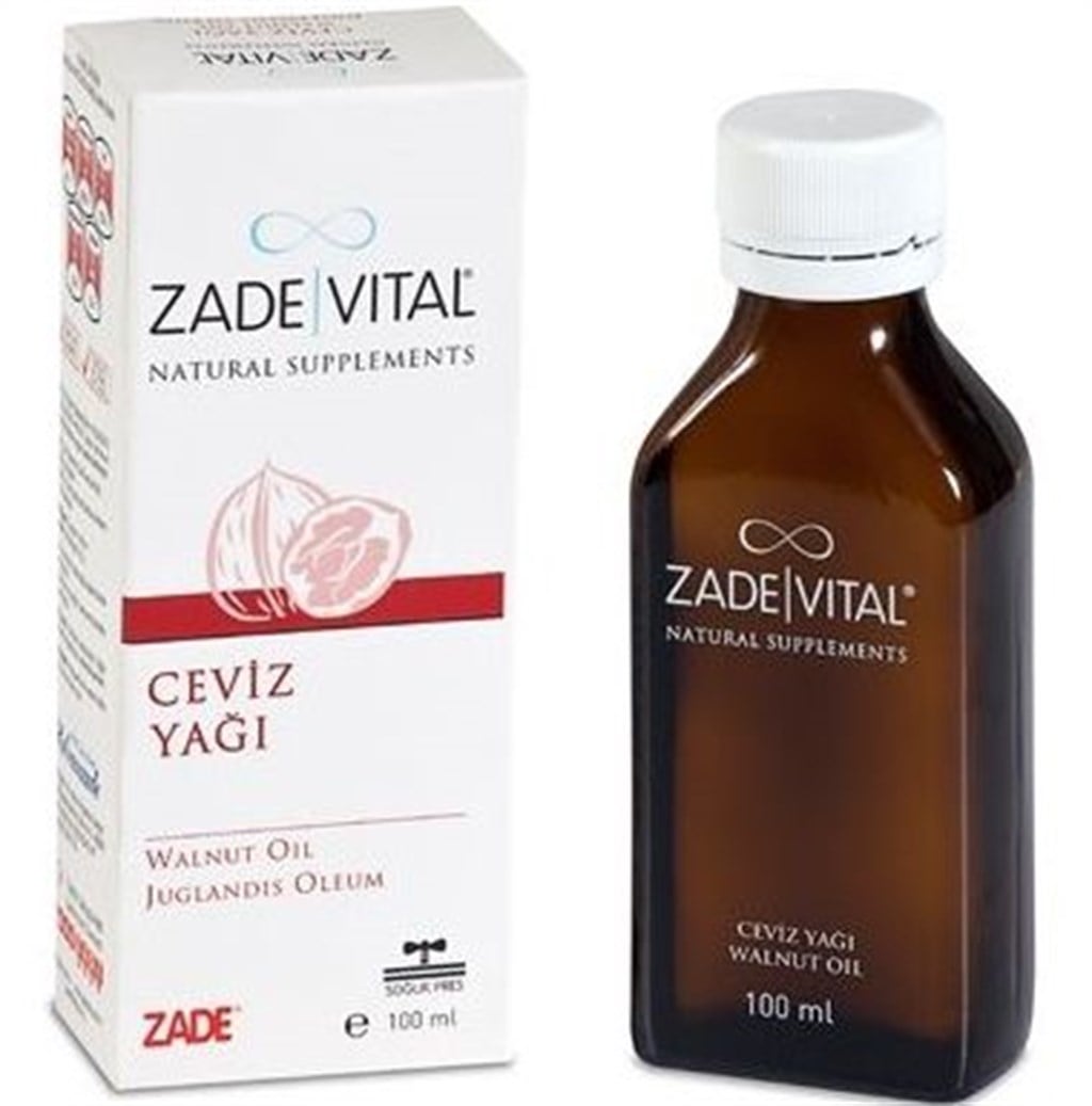 Zade Vital Ceviz Yağı 100 ml Cam Şişe