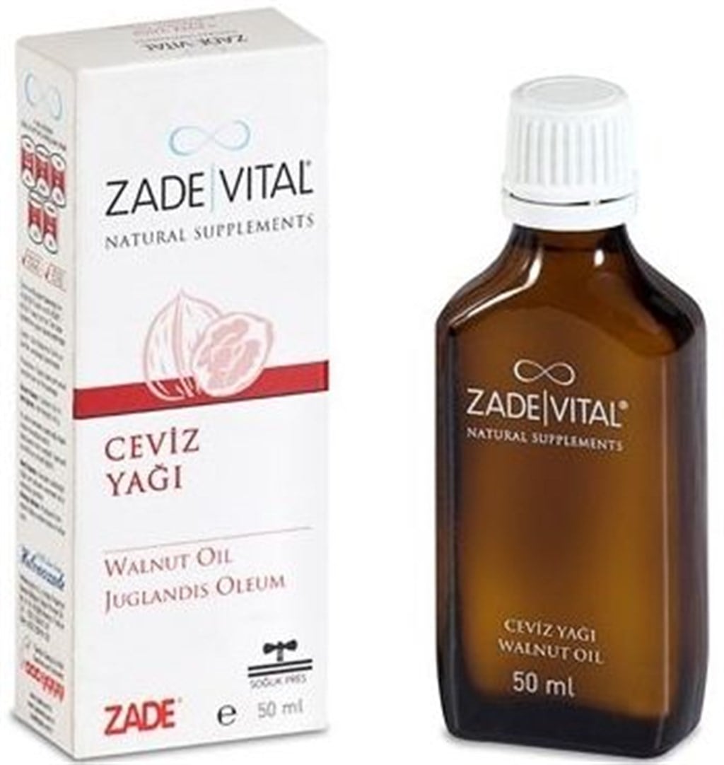 Zade Vital Ceviz Yağı 50ml Cam Şişe