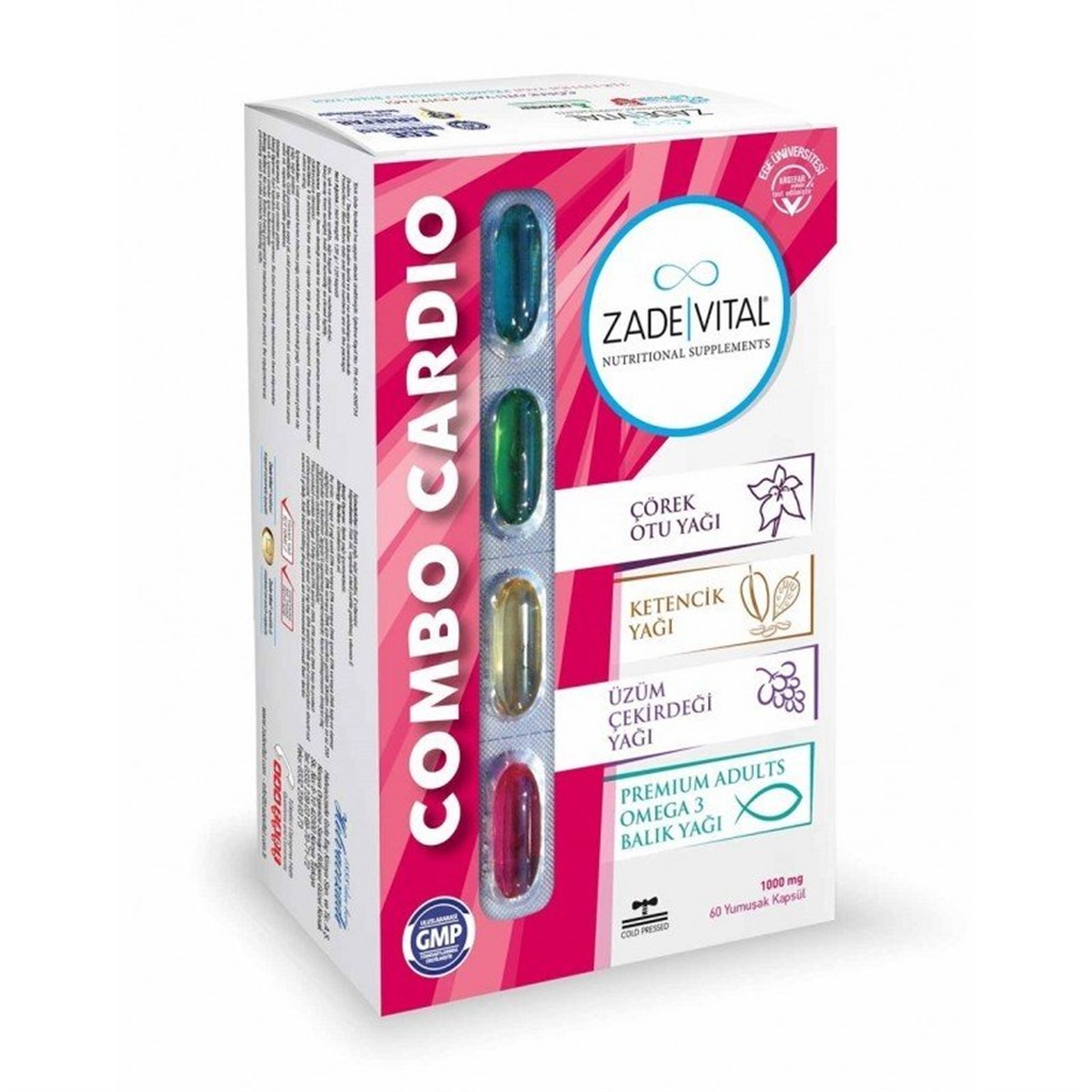 Zade Vital Combo Cardio 60 Kapsül