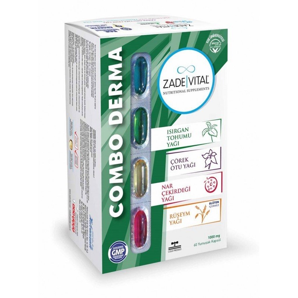 Zade Vital Combo Derma 60 Kapsül