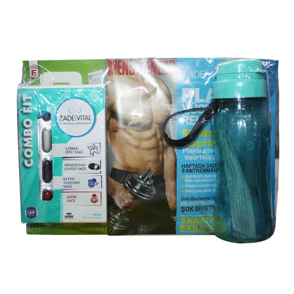 Zade Vital Combo Fit 60 Kapsül Matara Hediyeli
