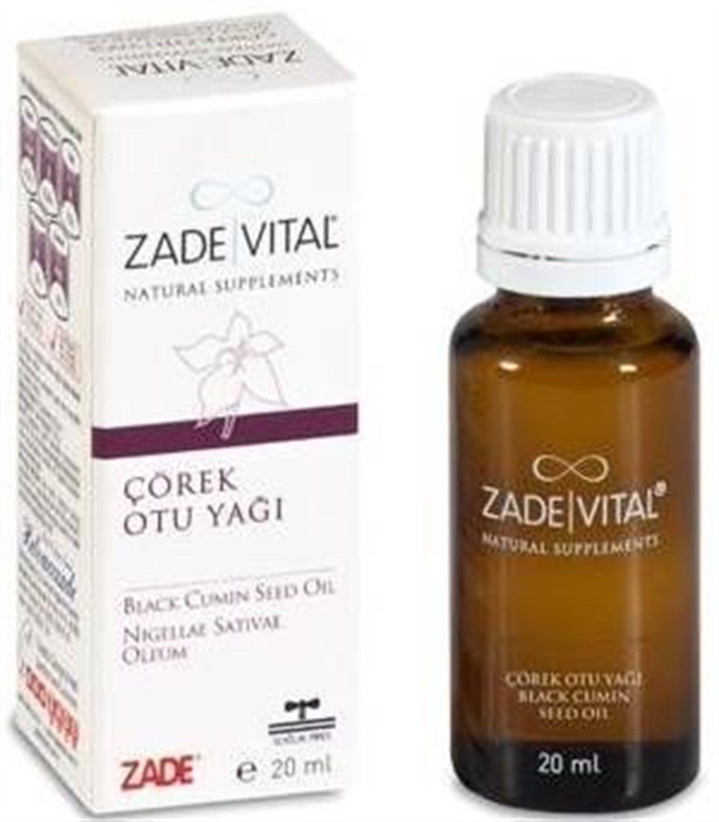 Zade Vital Çörek Otu Yağı 20ml Cam Şişe