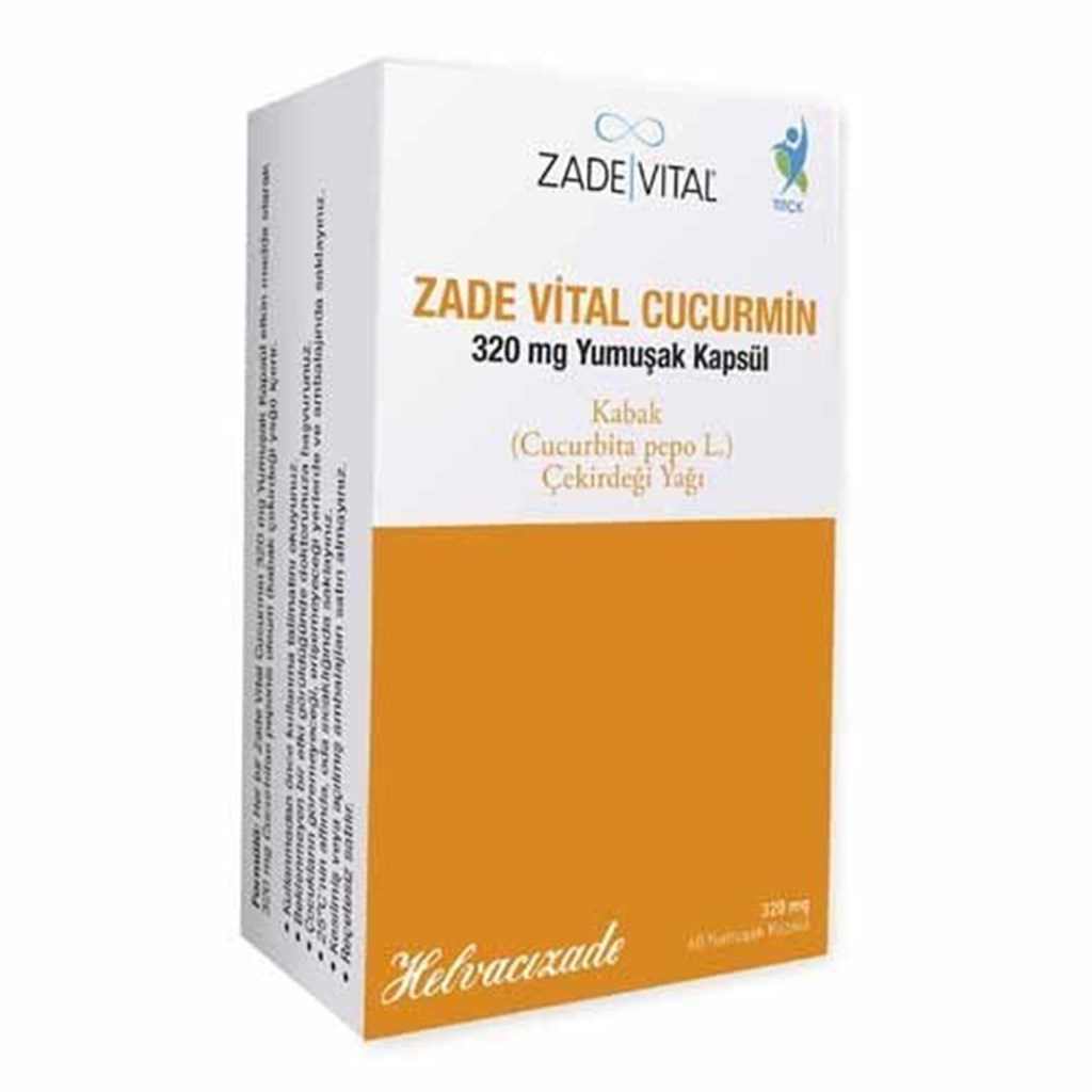 Zade Vital Cucurmin 320mg 60 Kapsül