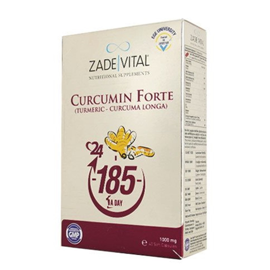 Zade Vital Curcumin Forte 40 Kapsül/ 1000mg