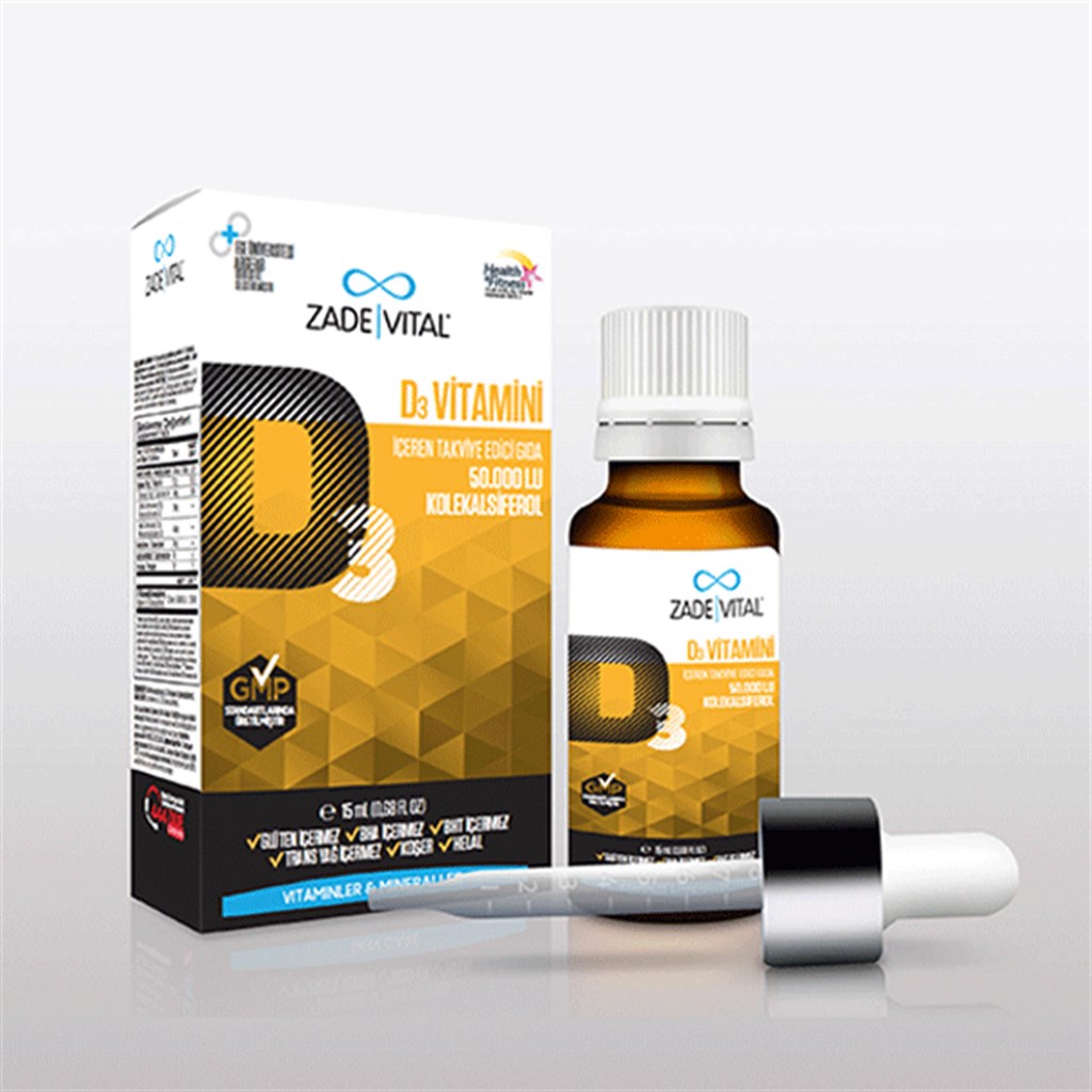 Zade Vital D3 Vitamini 15 ml