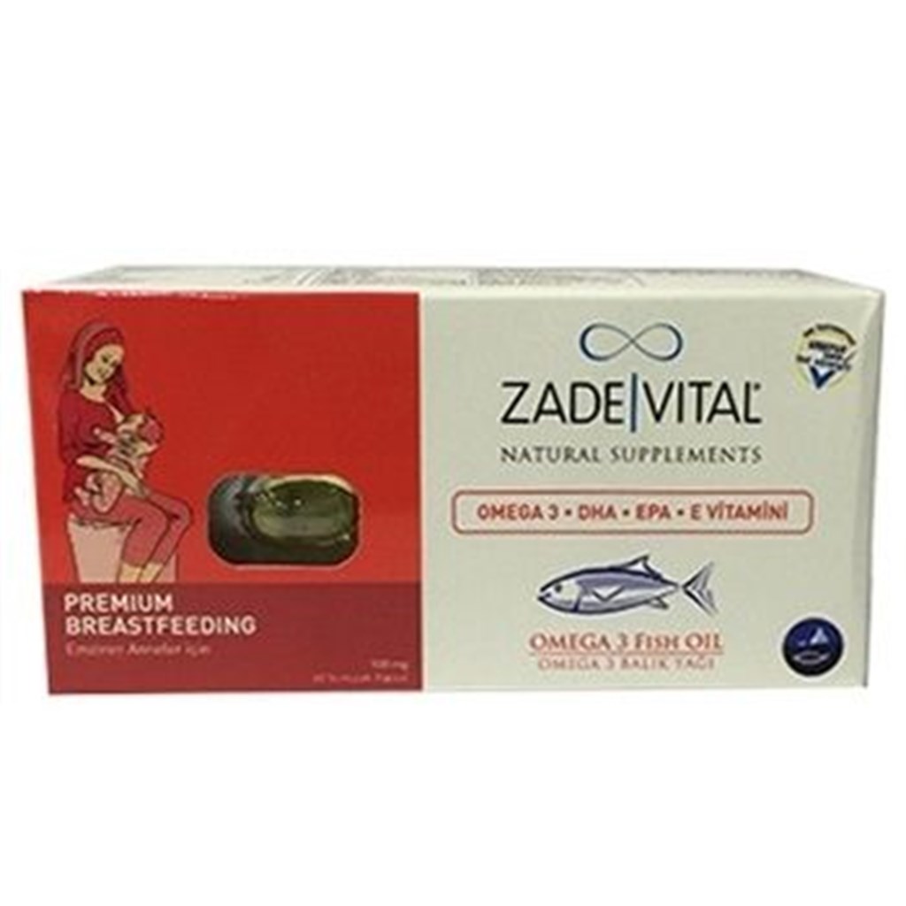 Zade Vital Emziren Anneler İçin Omega 3 Balık Yağı 30 Kapsül