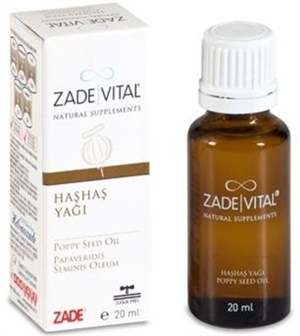 Zade Vital Haşhaş Yağı 20 ml