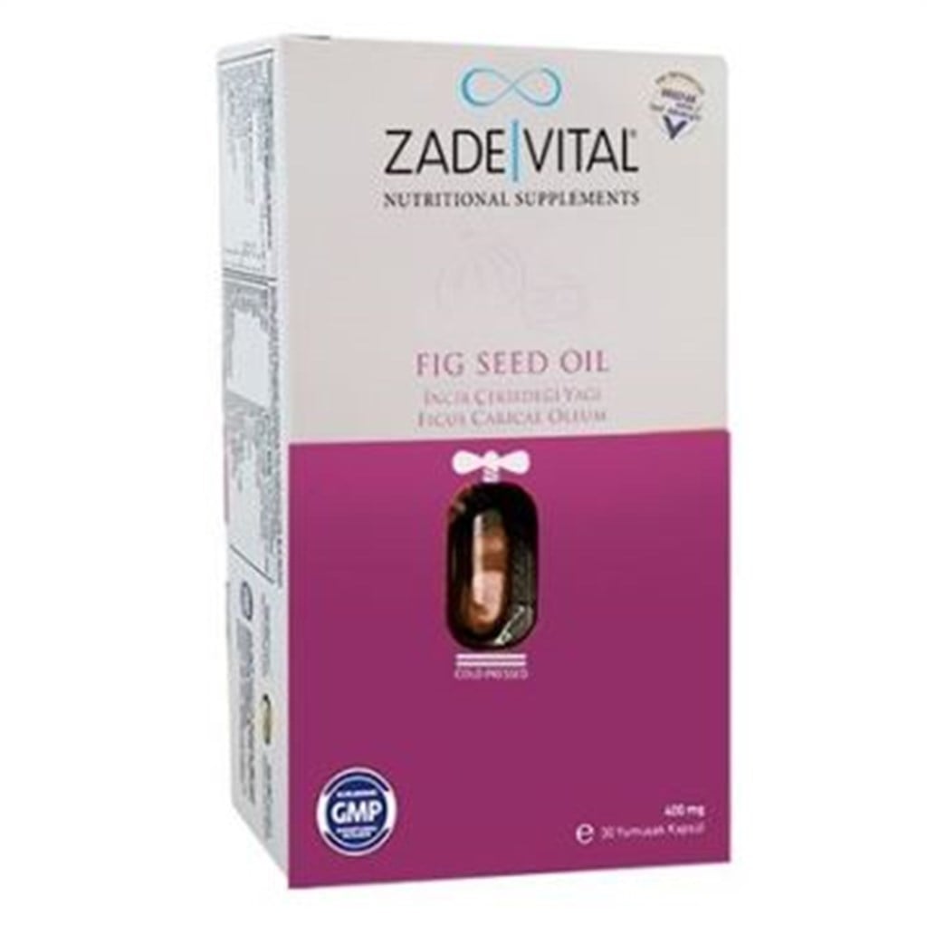 Zade Vital İncir Çekirdeği Yağı 30 Kapsül 400 mg