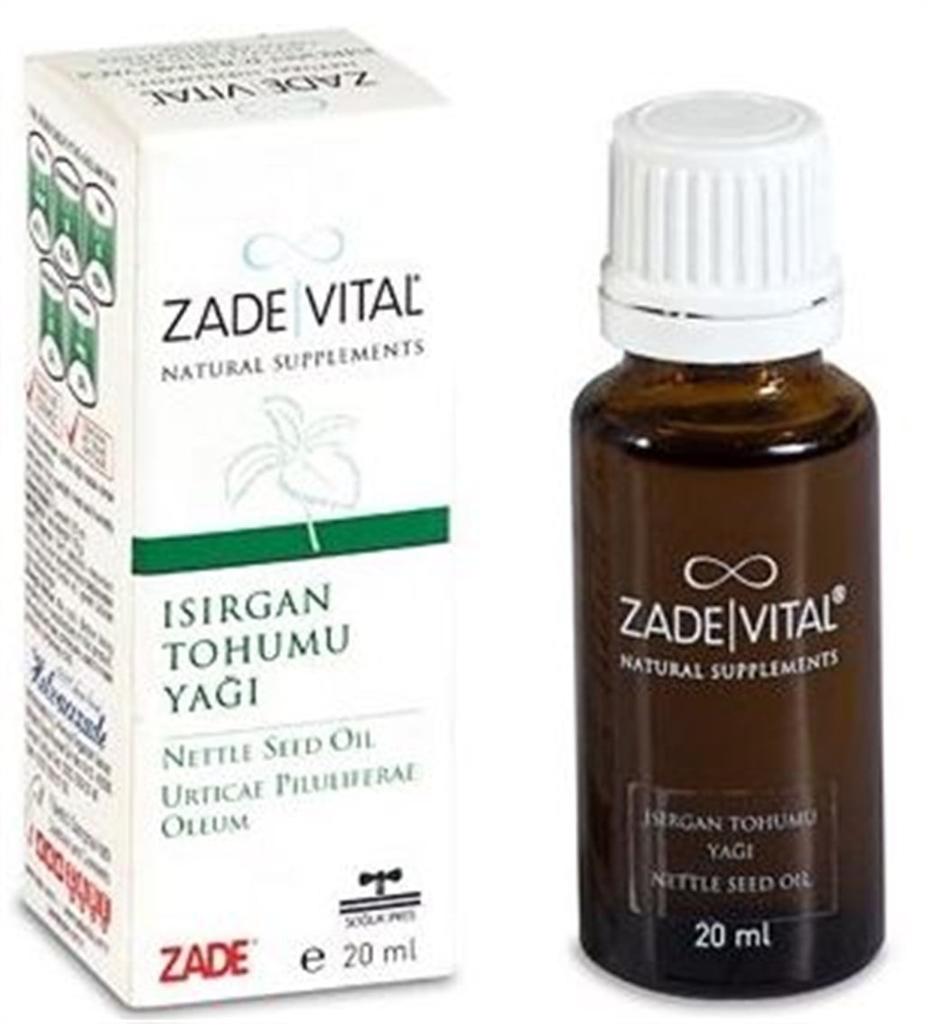 Zade Vital Isırgan Tohumu Yağı 20 ml Cam Şişe