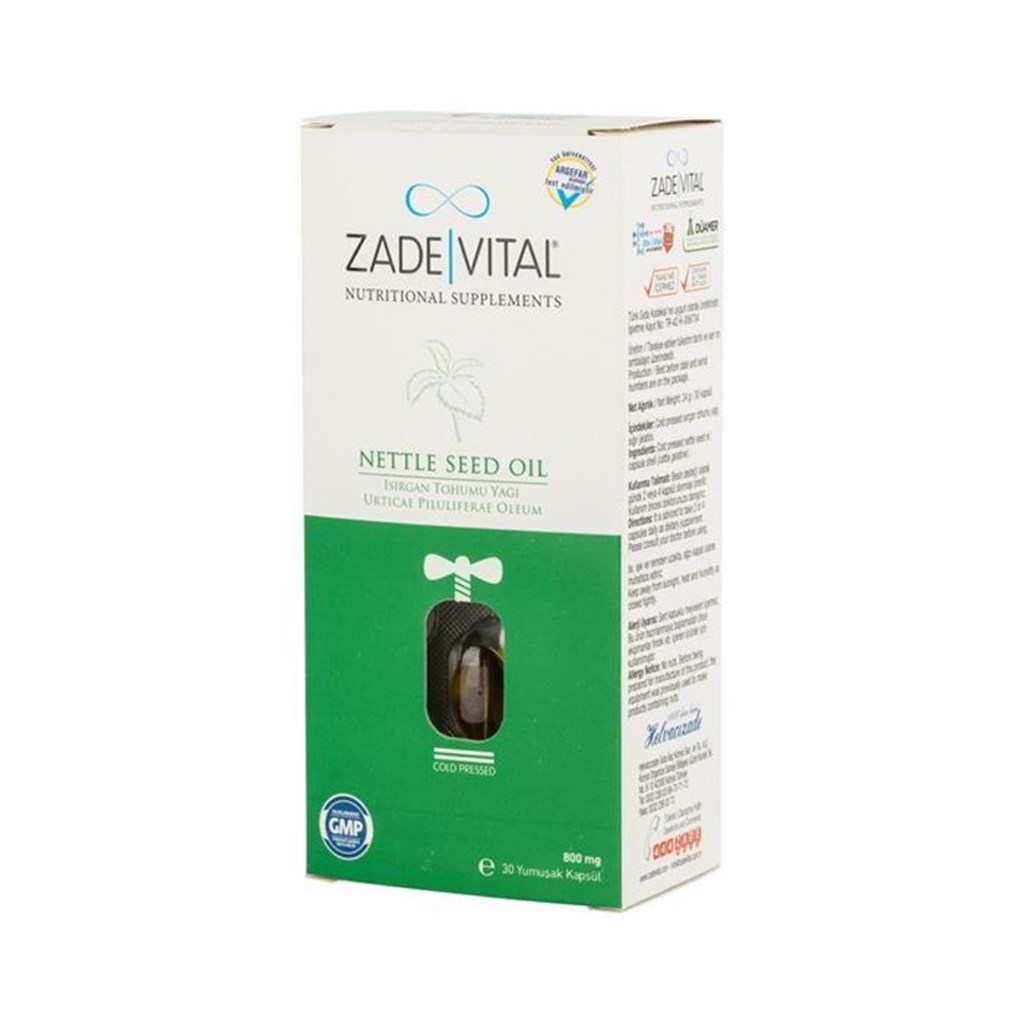Zade Vital Isirgan Tohumu Yağı Blister 30 Adet