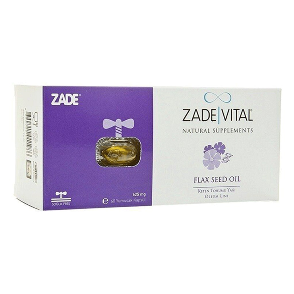 Zade Vital Keten Tohumu Yağı Yumuşak Kapsül Blister Ambalaj