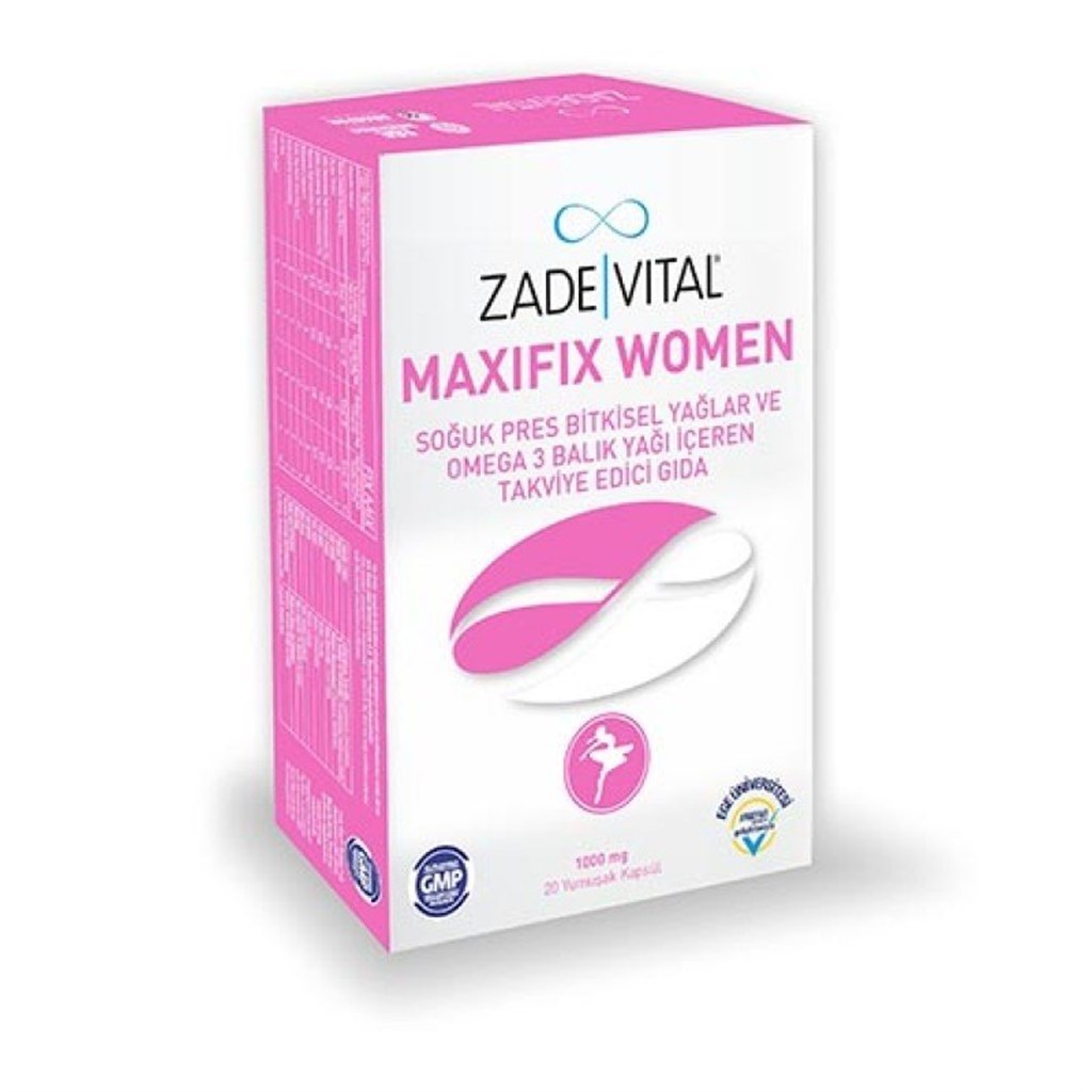Zade Vital Maxifix Women 1100mg 20 Yumuşak Kapsül
