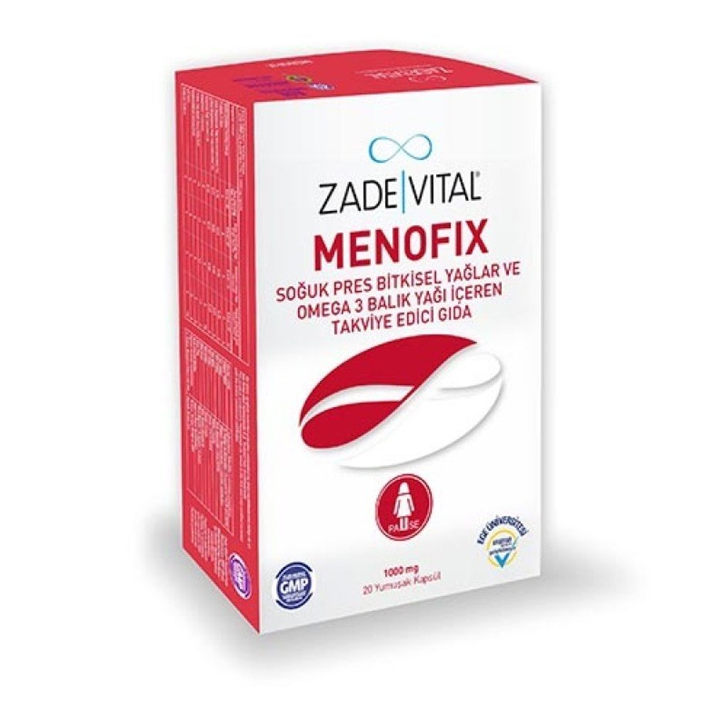 Zade Vital Menofix 1100mg 20 Yumuşak Kapsül