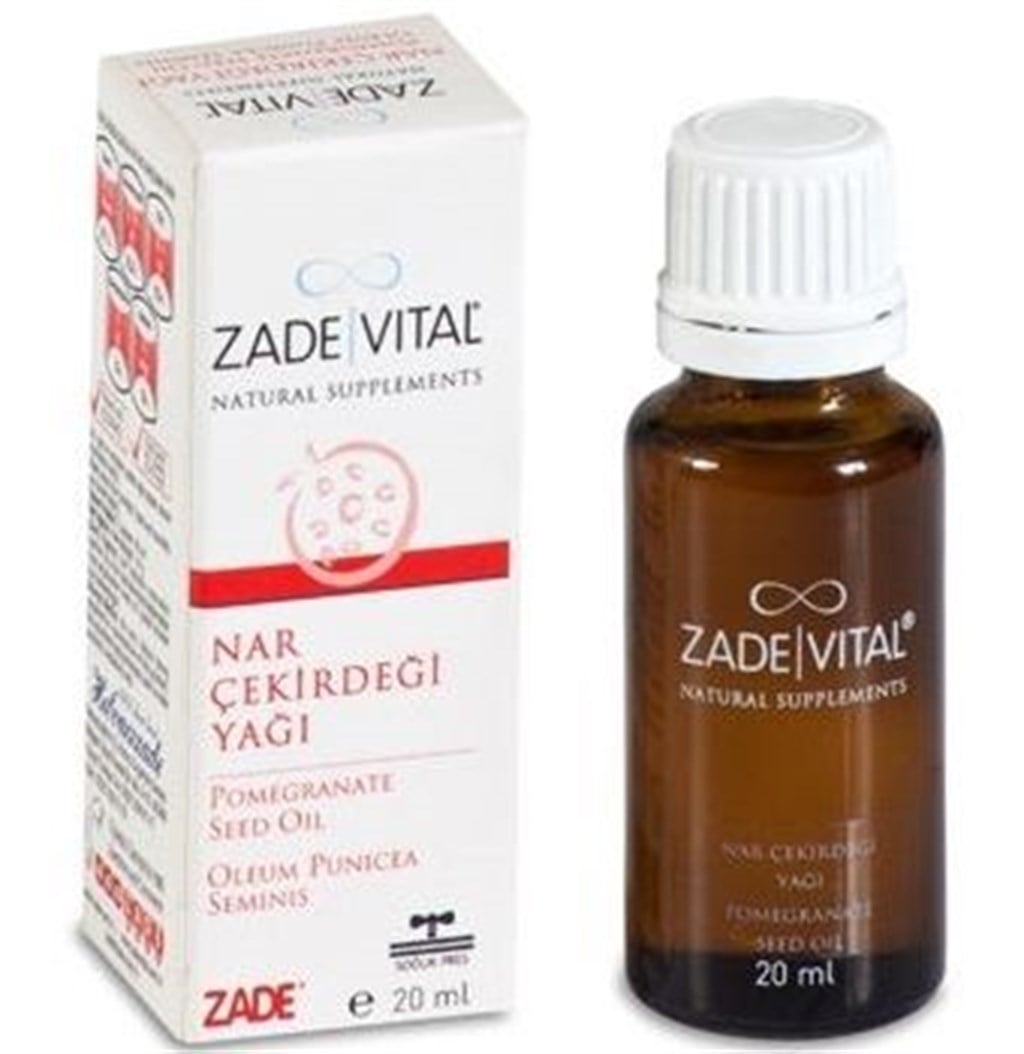Zade Vital Nar Çekirdeği Yağı 20ml Cam Şişe