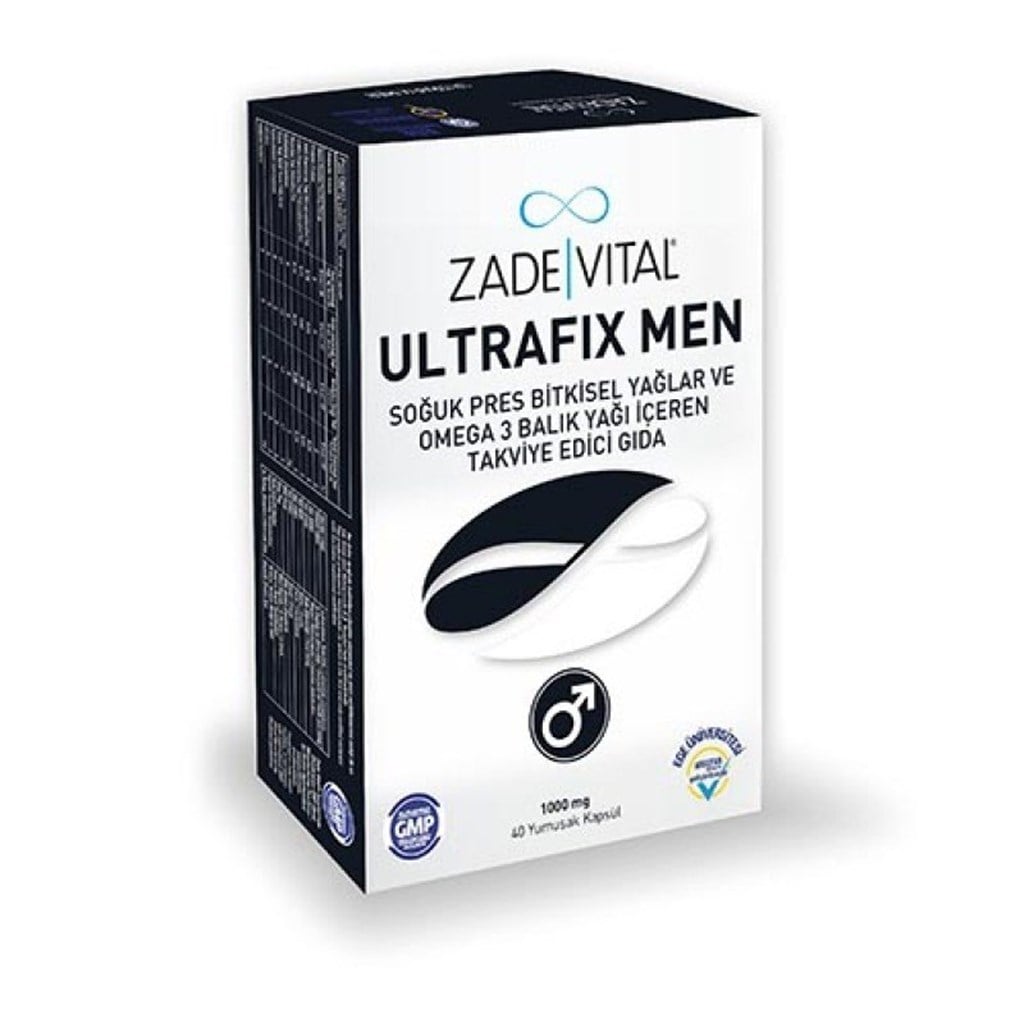Zade Vital Ultrafix Men 1200mg 40 Yumuşak Kapsül