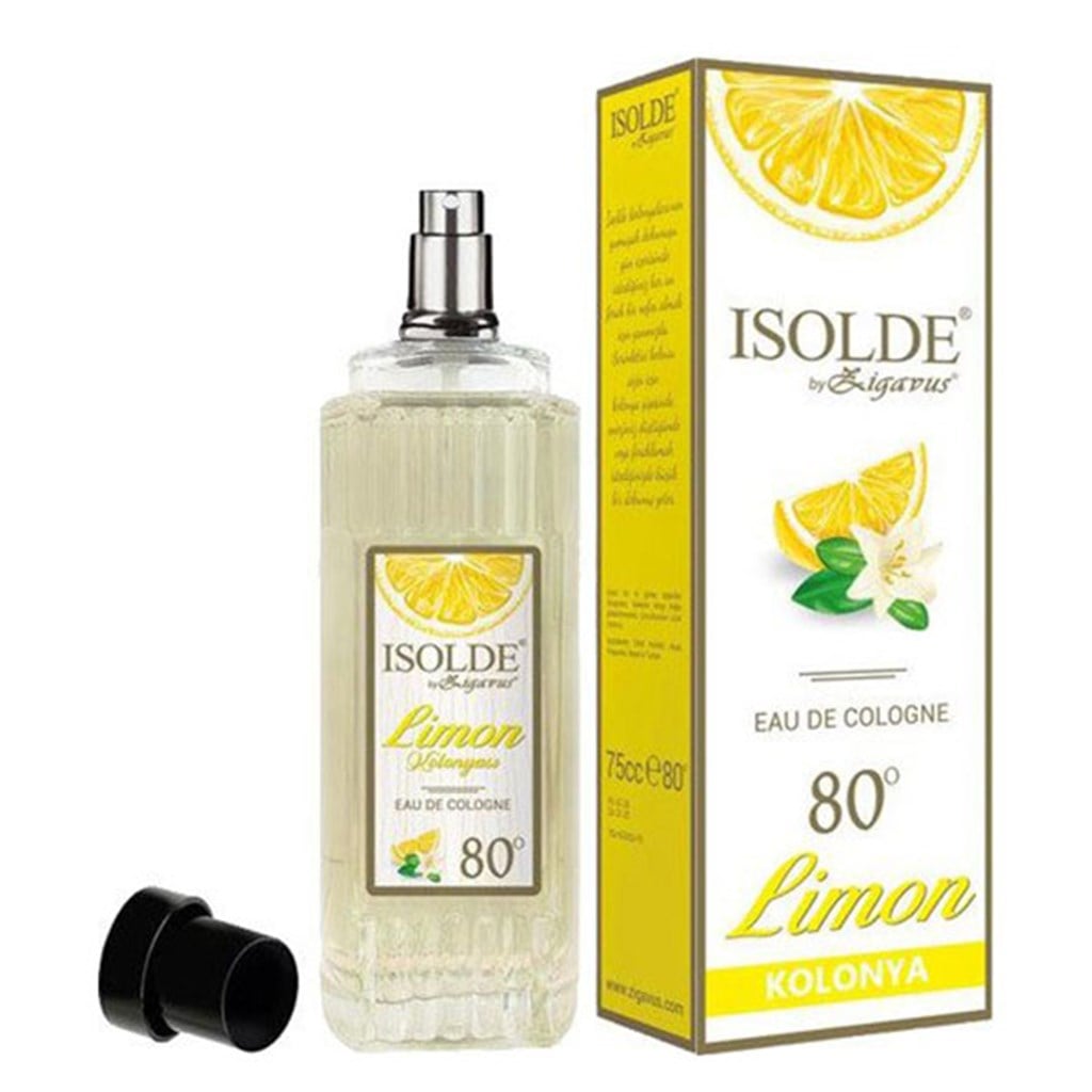 Zigavus İsolde Sprey Limon Kolonyası Cam 75cc