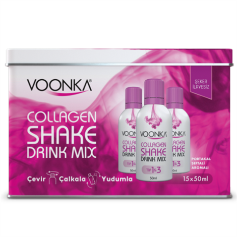 Voonka Collagen Beauty Shake Drink Mix 15x50 ml