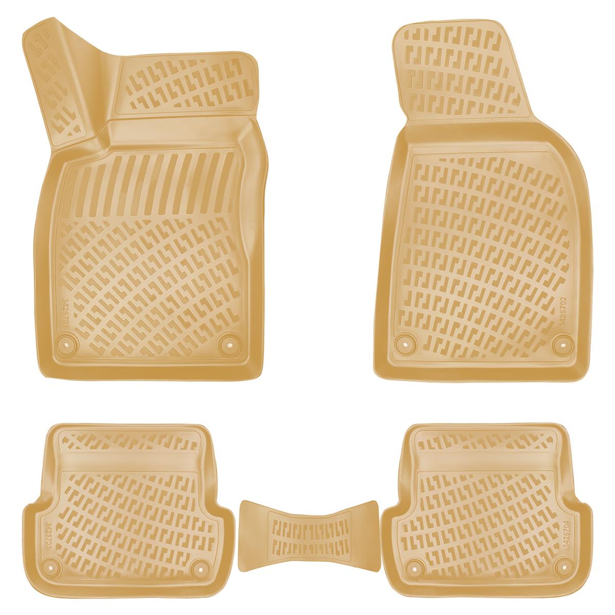 Audi A4 B7  2004-2008 Rizline 3D Havuzlu BEJ Paspas