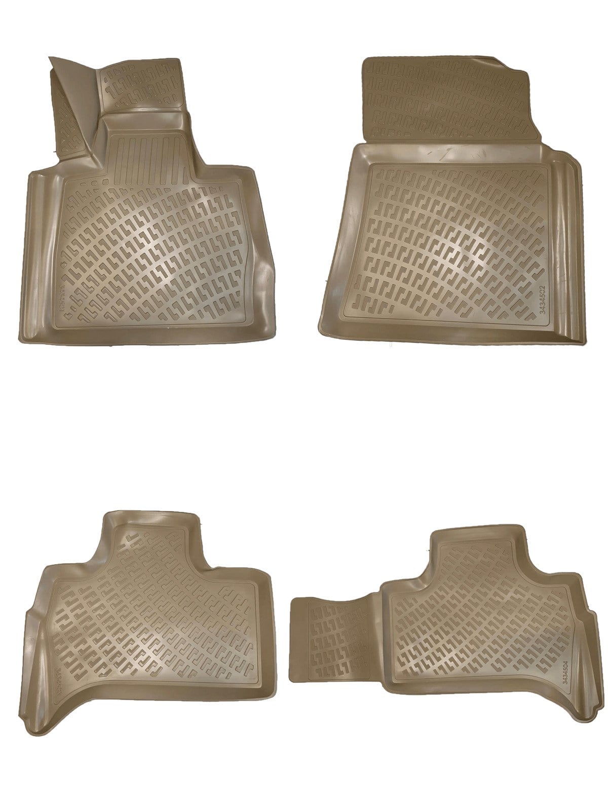 BMW X5 1999-2006 3D Havuzlu Bej Paspas Bizymo