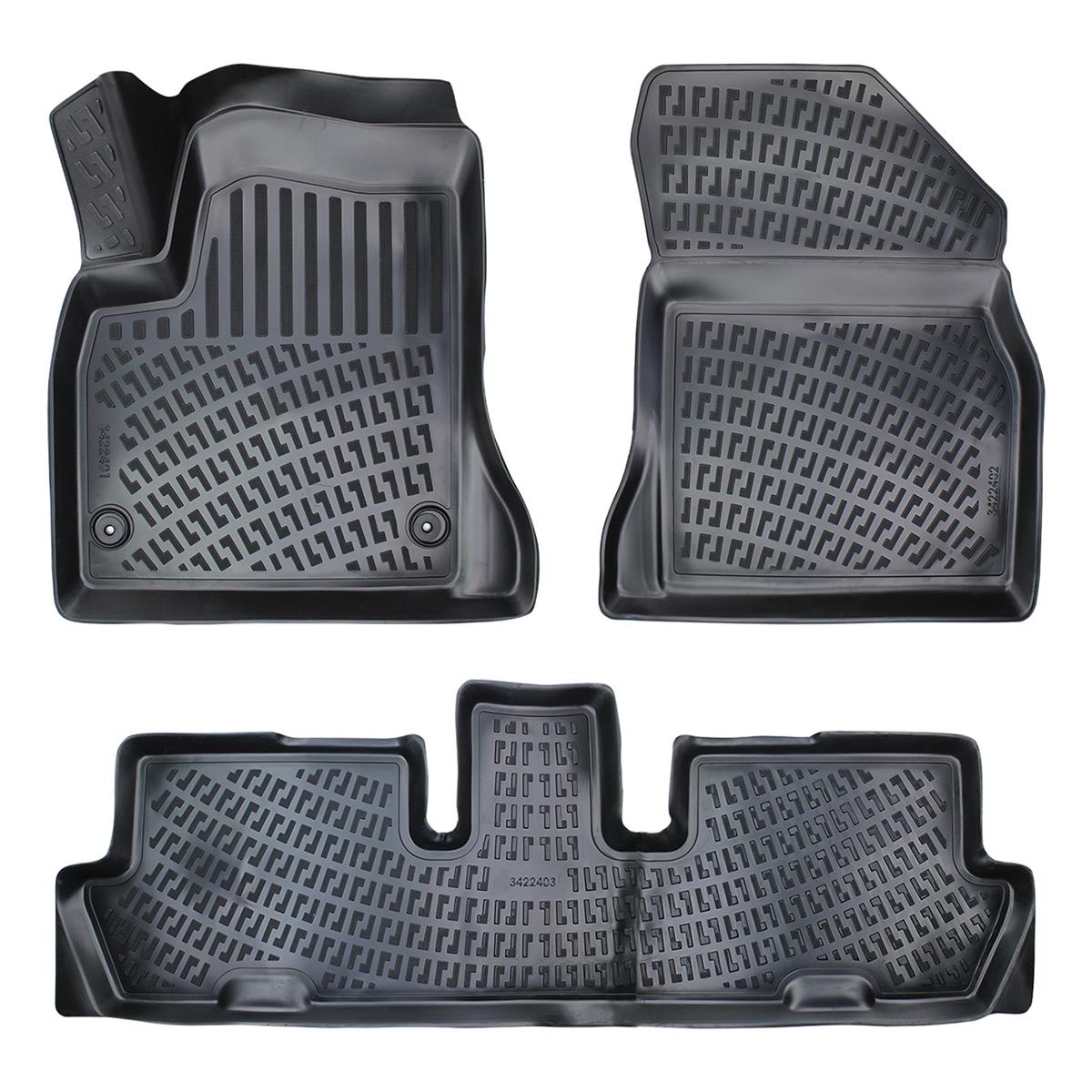 Citroen C4 Grand Picasso 7 Koltuk 2006-2013 Rizline 3D Havuzlu Paspas