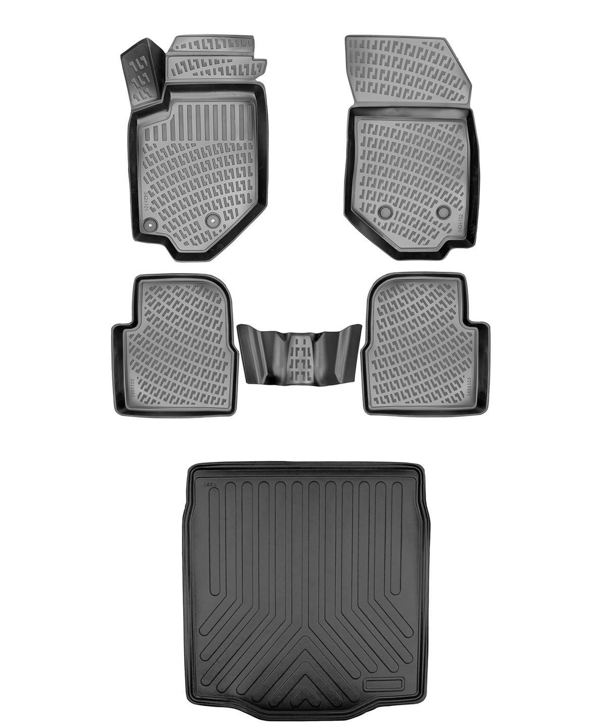 Citroen C4X (Benzinli) 3D Havuzlu Paspas ve Bagaj Havuzu Seti Rizline