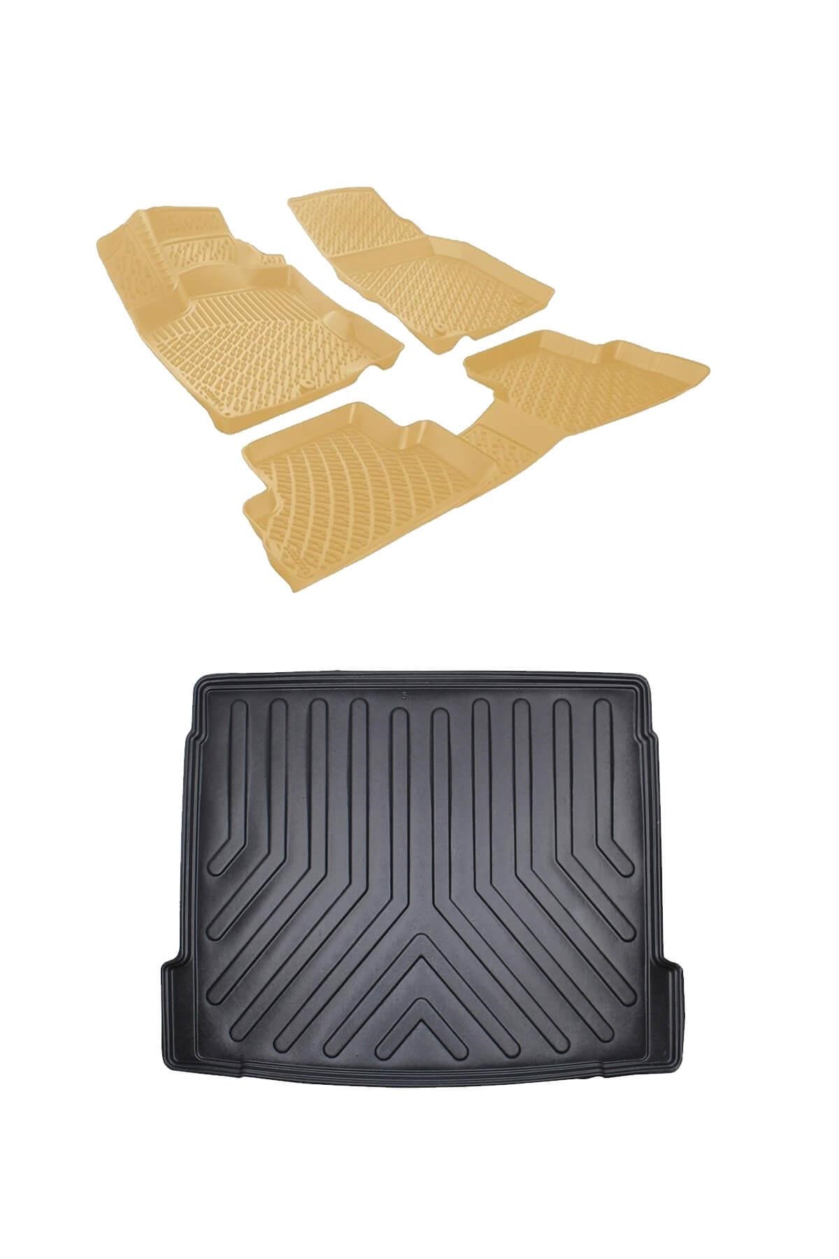 Citroen C5 2001-2007 3D Bej Paspas ve Bagaj Seti Bizymo