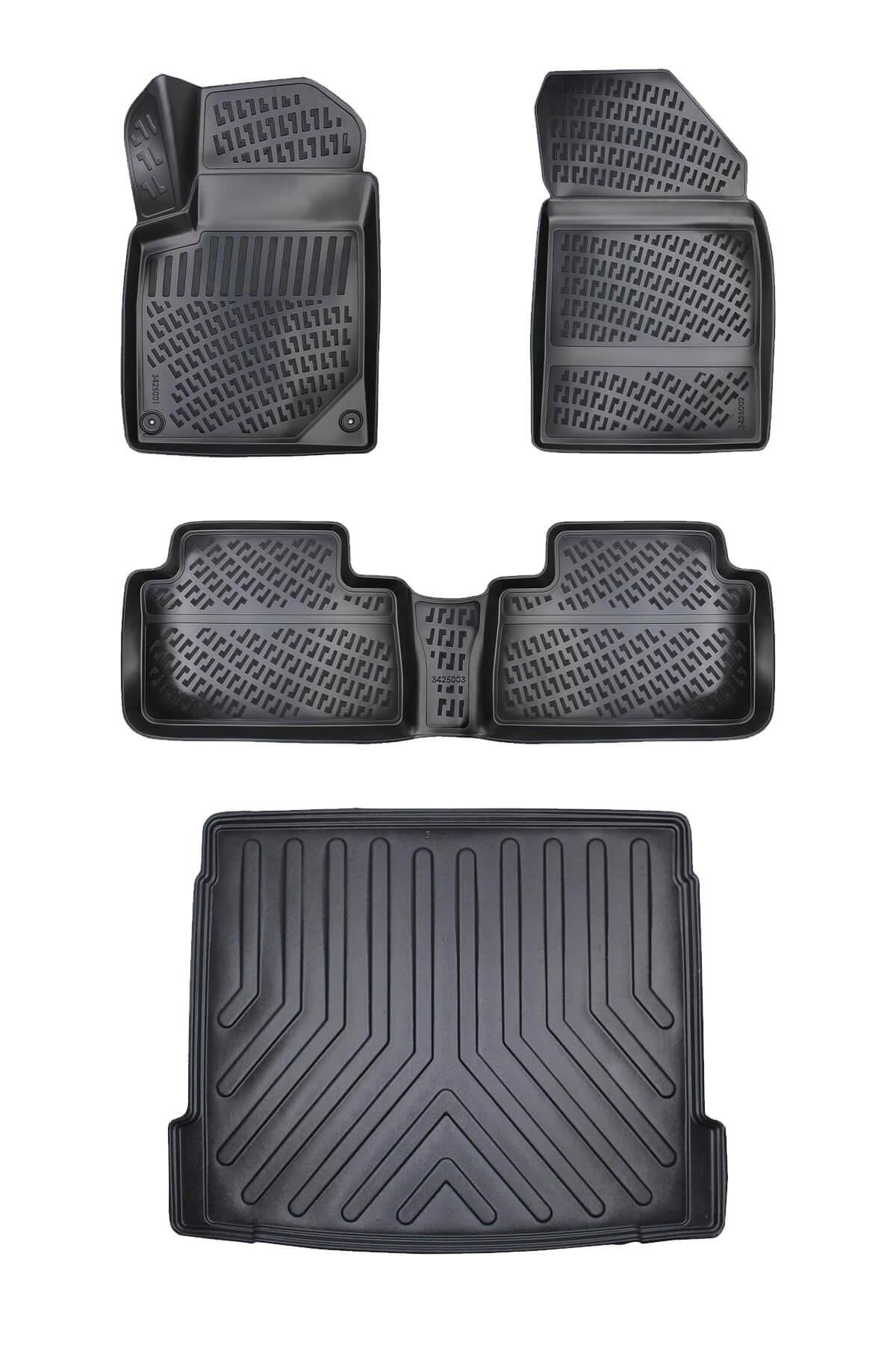 Citroen C5 2001-2007 3D Paspas ve Bagaj Seti Bizymo