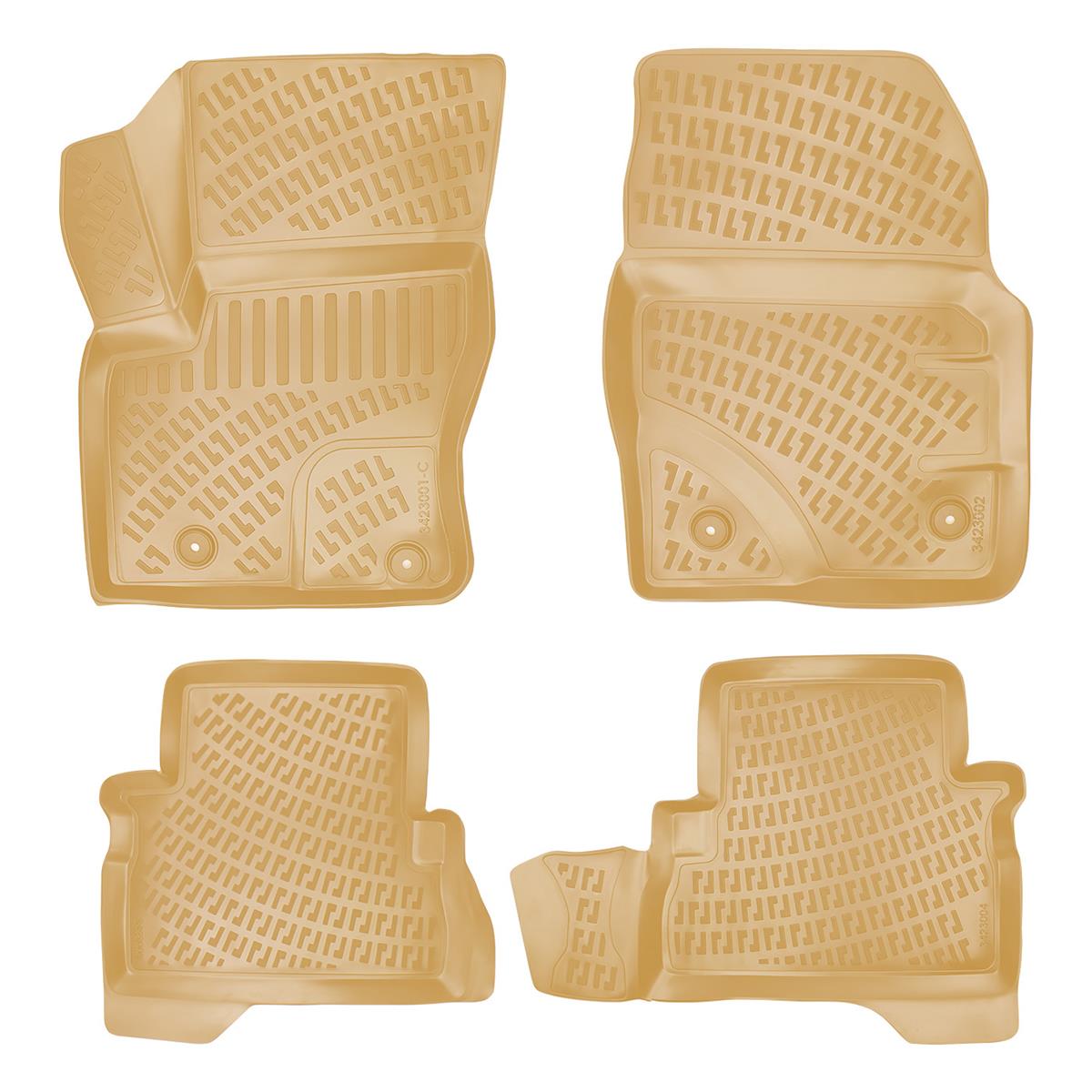 Ford C Max  2003-2010 Rizline 3D Havuzlu BEJ Paspas