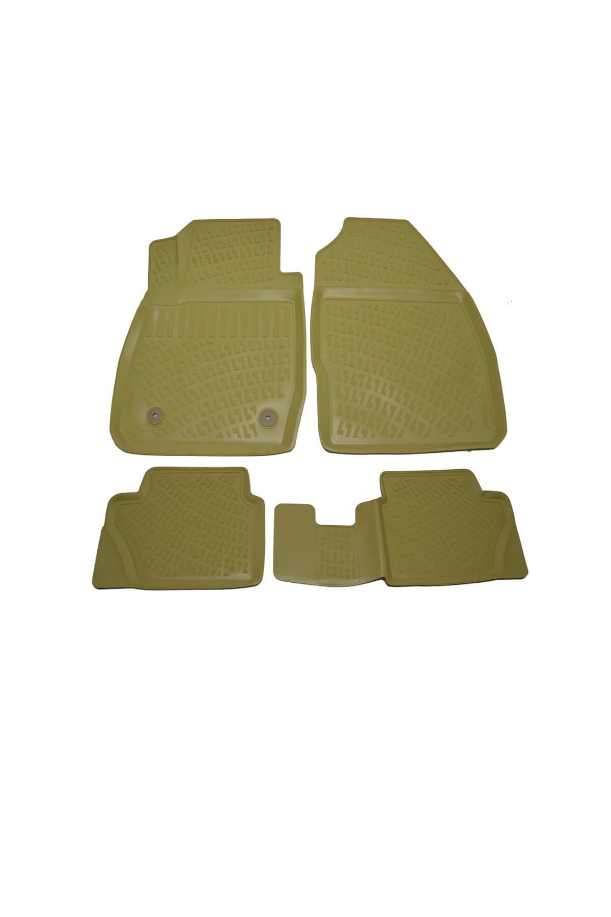 Ford Fiesta 2008-2013 3D Havuzlu Bej Paspas Takımı Bizymo