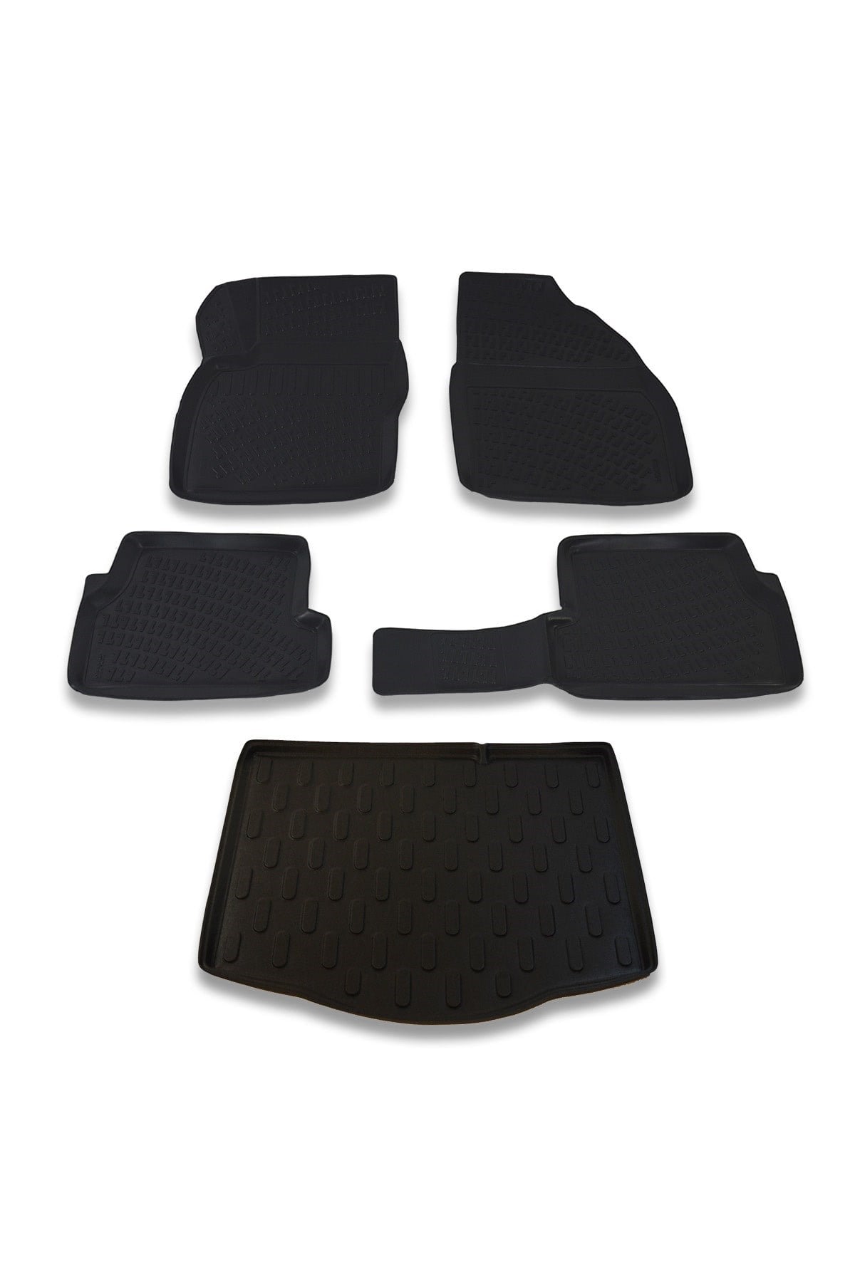 Ford Focus 2 Hb Kalın Stepne 2005-2011 Paspas ve Bagaj Havuzu Seti