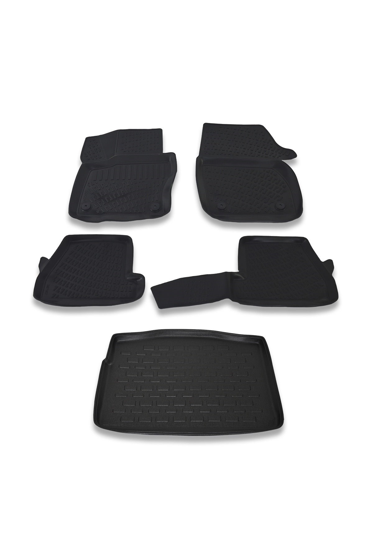 Ford Focus 3 Hb Kalın Stepne 2011-2014 Paspas ve Bagaj Havuzu Seti