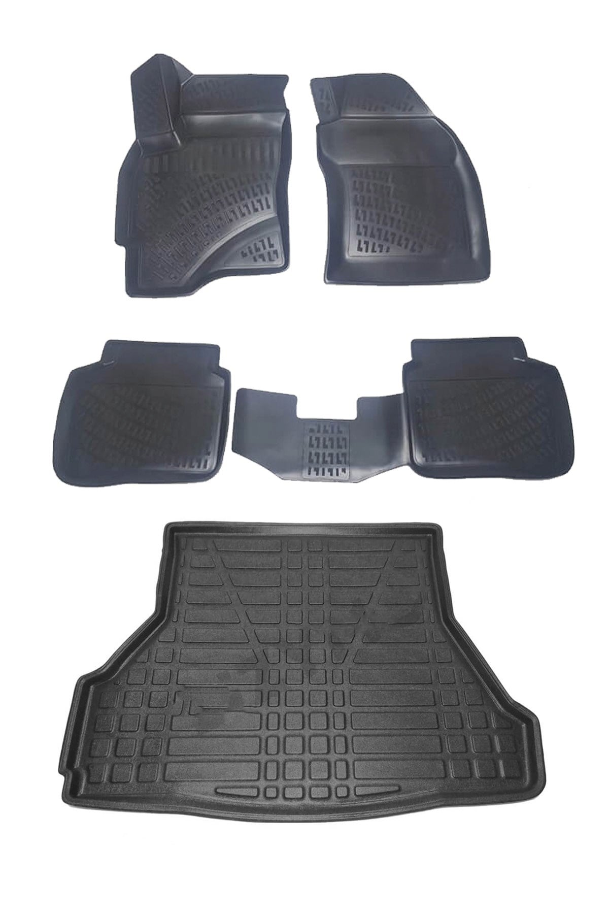 Ford Mondeo Sedan 2001-2007 3D Havuzlu Paspas ve Bagaj Havuzu