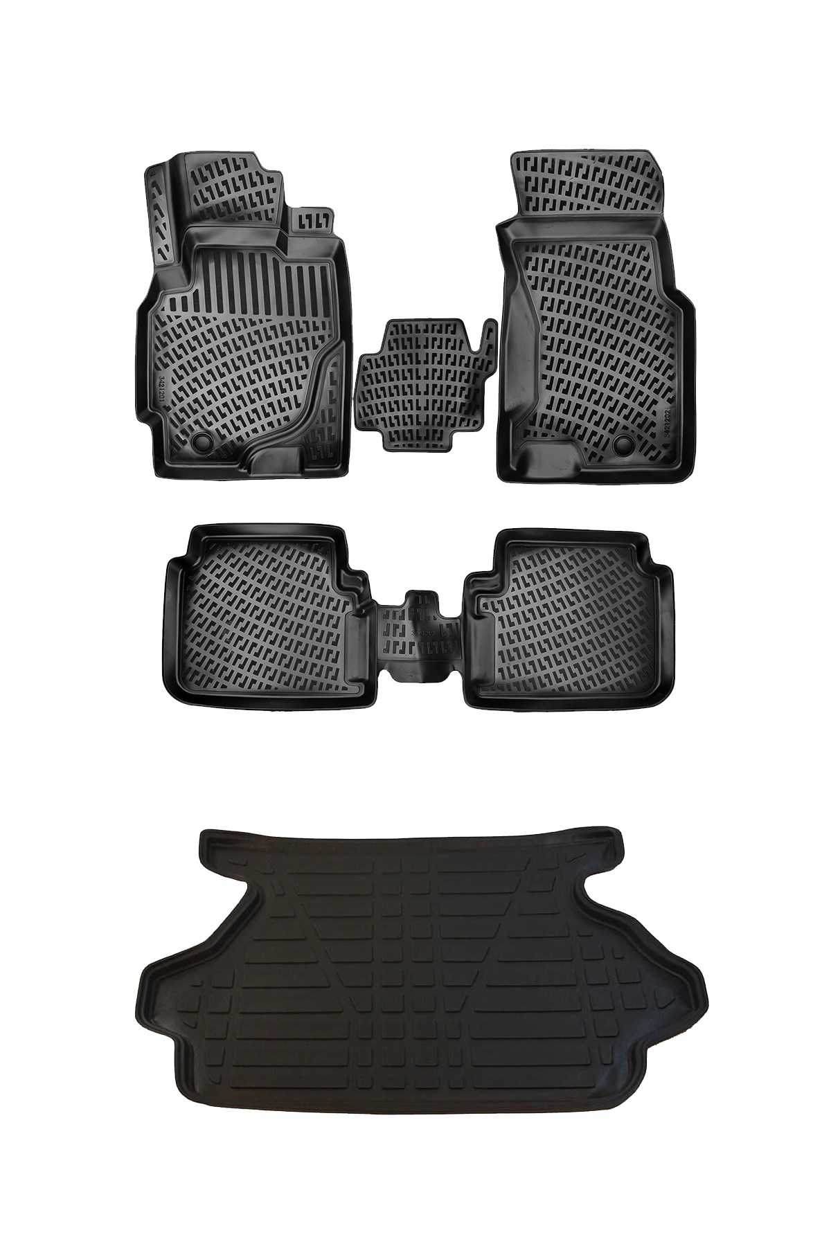 Honda CRV 1996-2001 3D Paspas ve Bagaj Havuzu Seti Bizymo