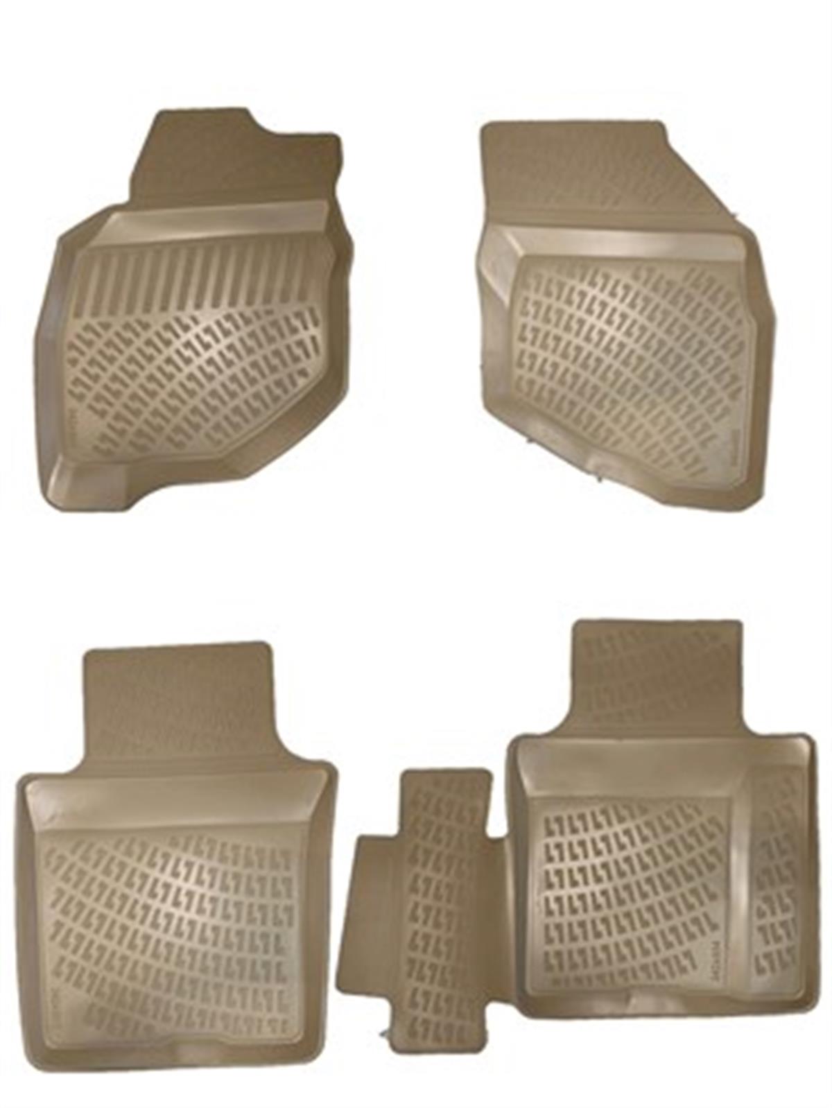 Honda Jazz  2002-2008 Rizline 3D Havuzlu BEJ Paspas