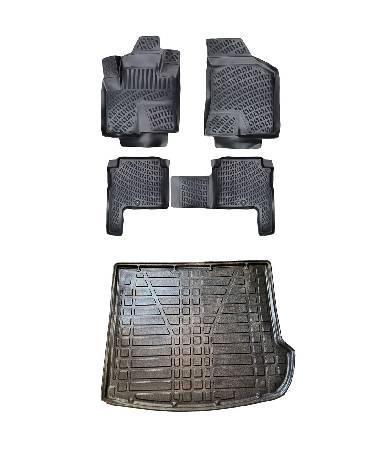 Hyundai Santa Fe 7 Koltuk 2006-2012 3D Paspas ve Bagaj Havuzu Seti