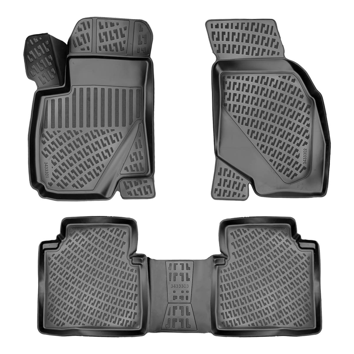 Hyundai SantaFe 2001-2006 Rizline 3D Havuzlu Paspas